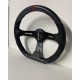 UNIVERSAL CARBON D SHAPE WITH RED STRIPE STEERING WHEEL