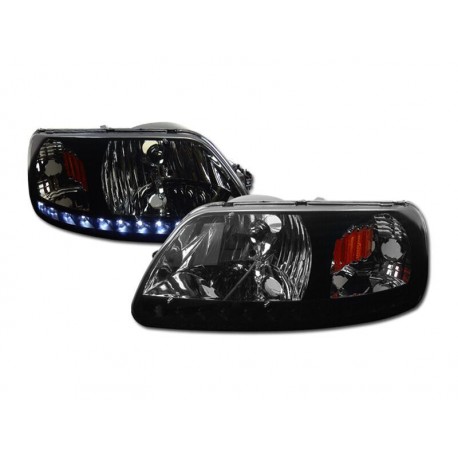 1pc Headlamps Led Smoke 1997-2003 Ford F150/Expedition