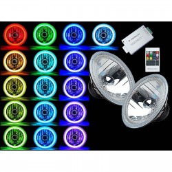 LED RGB 5 3/4 ROUND CONVERSION MULTICOLOR WITH REMOTE PAIR