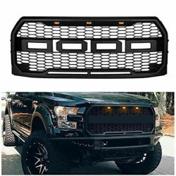Ford F150 2015-2017 Raptor style grille with led drl amber full replacement