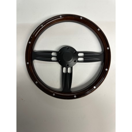 BILLET STEERING WHEEL 3 SPOKE