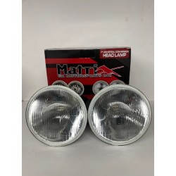 Universal 7"round  conversion Oem style glass headlights pair