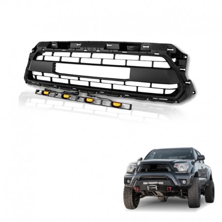 2012-2015 TOYOTA TACOMA TRD STYLE GRILLE SHELL WITH LEDS