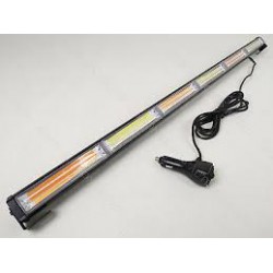 EMERGENCY LED 34" LIGHT BAR AMBER WHITE  12 PATTERNS