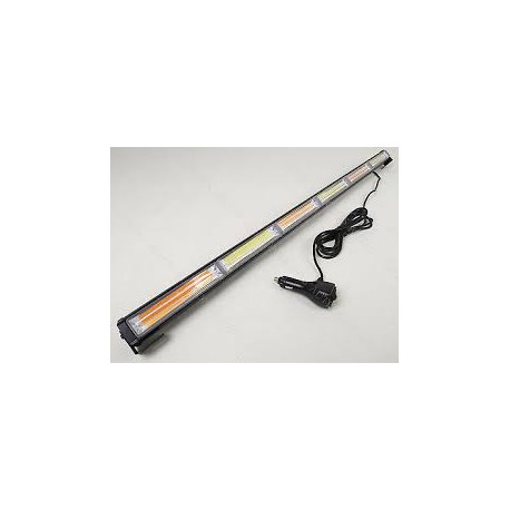 EMERGENCY LED 34" LIGHT BAR AMBER WHITE  12 PATTERNS