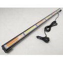 EMERGENCY LED 34" LIGHT BAR AMBER WHITE  12 PATTERNS