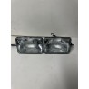 LED OE STYLE 4X6 GLASS CONVERSION HEADLIGHTS SQUARE PAIR HIGH LOW BEAM