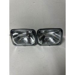 UNIVERSAL 7X6 OE GLASS LED HIGH LOW CONVERSION HEADLIGHTS 45/65 W PAIR
