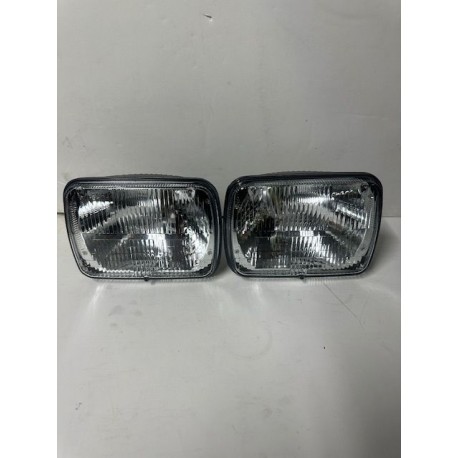 UNIVERSAL 7X6 OE GLASS LED HIGH LOW CONVERSION HEADLIGHTS 45/65 W PAIR