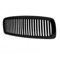 Black Vertical 2002 - 2005 Dodge Ram Lincoln Style Grille Shell Replacement
