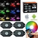 Led Rocker Lights multicolor Bluetooth RGB