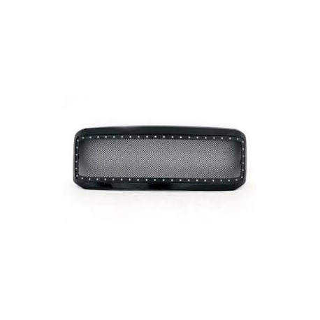 2005-2007 Ford F 250 350 450 Stainless with Rivets  Black Grille Replacement