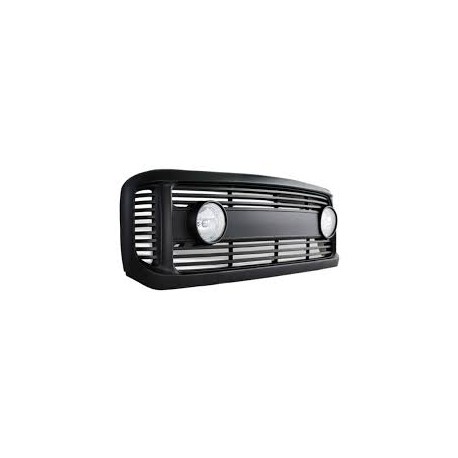 Ford F 250/350/450 super duty black grille replacement grille with fog lights