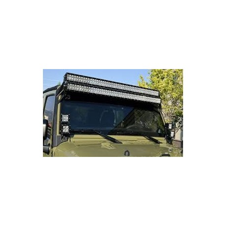 Jeep Wrangler JK 2007-2017 Dual Bracket 50" Led Light Bar roof mount