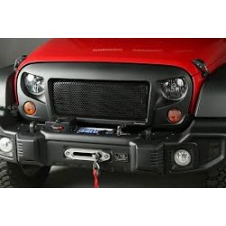 Jeep Wrangler jk 2007-2017  Black Mesh Grille