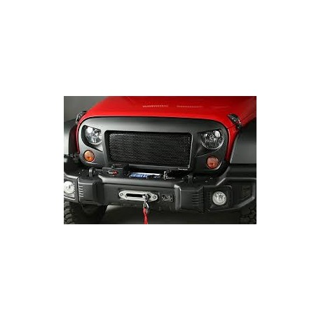 Jeep Wrangler jk 2007-2017  Black Mesh Grille