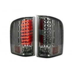 Led  2007-2013 Chevy  Silverado Red Clear Taillights