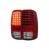 2000-2006 Led Red Clear Chevy Tahoe Suburban Taillights