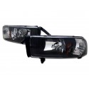 Dodge Ram 1994-2001 Black Housing Headlights 1pc set