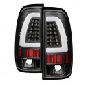 1997-2003 ford f150 led c bar halo 99-07 f250/350/450 taillights