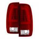 1997-2003 ford f150 led c bar halo red 99-07 f250/350/450 taillights