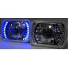 Led Conversion 7x6/5x7 headlights projector style with blue led lights