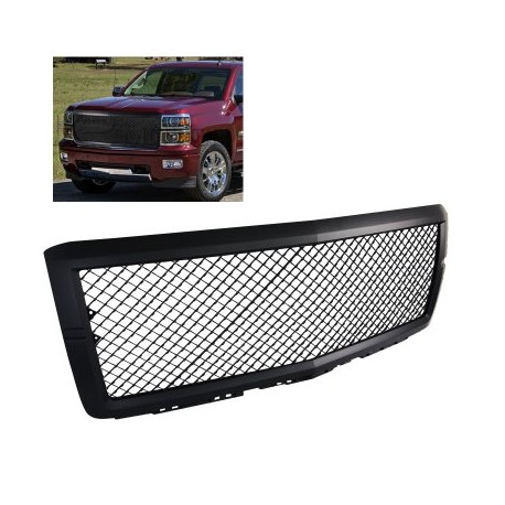 2014-2015 Chevy Silverado 1500 Black  Mesh Grille Replacement