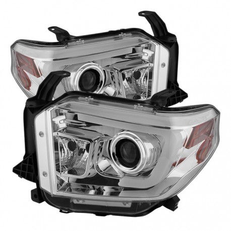 2014-2017 Toyota Tundra  chrome c bar halo projector headlights