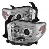 2014-2017 FITS Toyota Tundra  chrome c bar halo projector headlights