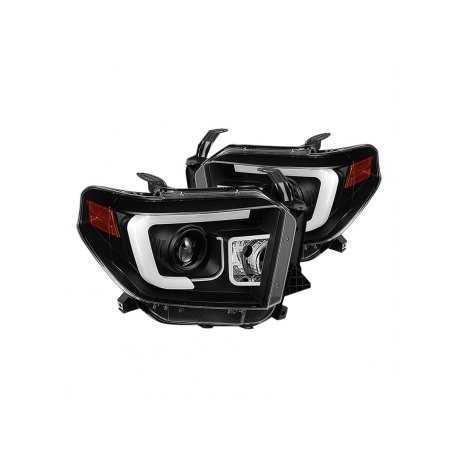 2014-2017 Toyota Tundra  black c bar halo projector headlights