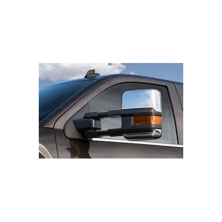 2015 Style chevy silverado 2014-2018 power heated towing mirrors with leds smoke turn signals and white reverse lights