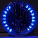 LED 7"Round conversion headlights with blue led side lights