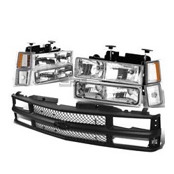 Chevy C-10 1994-1998 Tahoe Suburban Headlight and Grille conversion