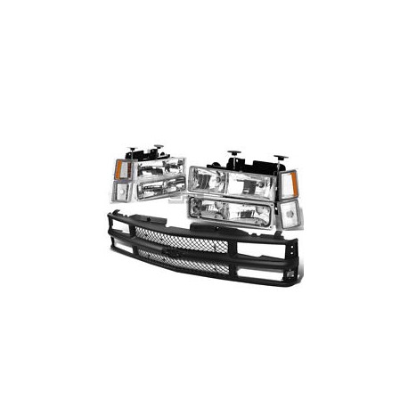 Chevy C-10 1994-1998 Tahoe Suburban Headlight and Grille conversion