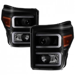 2011-2016 Ford F250/350/450 C bar halo projectors headlights