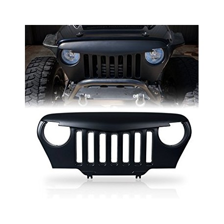 JEEP TJ WRANGLER 1997-2006 BLACK GLADIATOR GRILLE SHELL