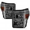 2011-2016 Ford F250/350/450 C bar halo projectors headlights
