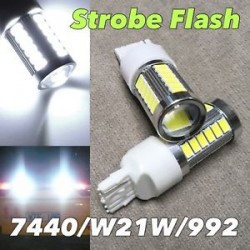 led high power 5 time strobe lights 7440 white