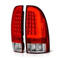 2005-2015 Toyota Tacoma Led C bar red clear  taillights