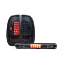 1997-2003 ford f150 led smoke  99-07 f250/350/450 taillights and third brake lights