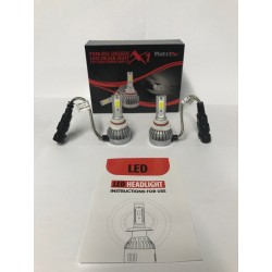 LED Headlight bulbs h-4/9003 30/48 watts high low beam fanless all in one