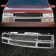 1994-1998 CHEVY CK PU TAHOE SUBURBAN FRONT CHROME MESH ABS GRILLE SHELL