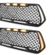 2016-2019 TOYOTA TACOMA MESH INSERT GRILLE WITH 3 AMBER LED LIGHTS AND SIDE SWITCHBACK LIGHTS AMBER WHITE
