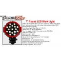 7" Round LED Work Lights