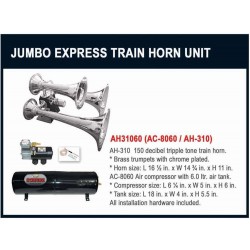 150 Decibel Train Air Horn Kit