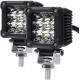 LED 2X2 POD LIGHTS WHITE 6000K 18 WATTS 3000 LUMENS EACH