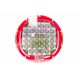 CREE LED 9" Round Work Light (Red Housing)