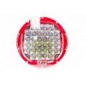 CREE LED 9" Round Work Light (Red Housing)