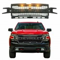 2019-2020 chevy silverado 1500 replacement grille with led pod lights and logo