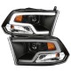 2009-2018 dodge ram 1500/2500 version 2 black headlights drl projectors